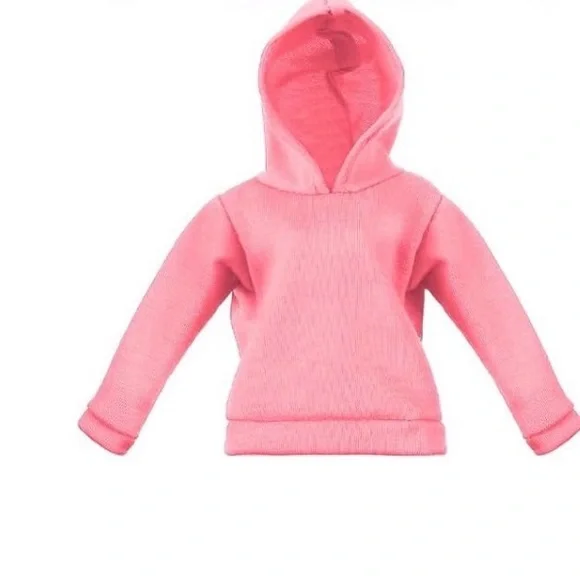 Gray Hoodie for Rubber Chicken Toy / Doll Hoodie - Picture 8 of 12